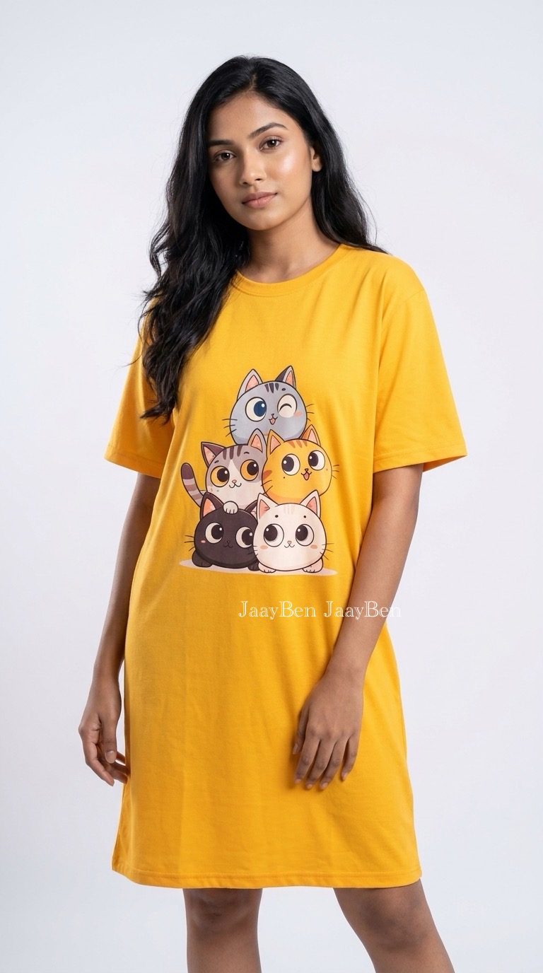 Oversized T-Shirt Dress 1 Oversized T-Shirt Dress