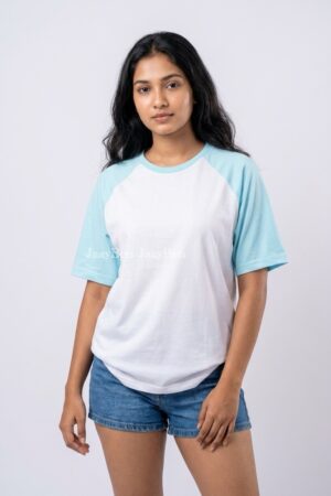 Raglan Plain T-Shirt(3 for RS 3000)