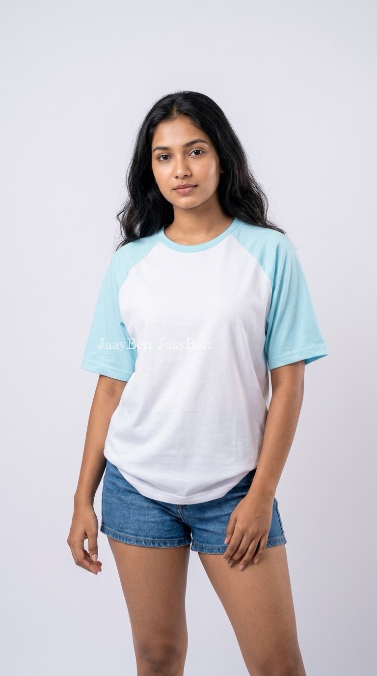 Raglan Plain T-Shirt(3 for RS 3000) 1 Raglan Plain T-Shirt(3 for RS 3000)