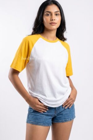 Raglan Plain T-Shirt(3 for RS 3000)