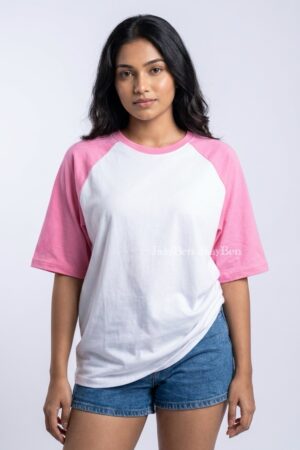 Raglan Plain T-Shirt(3 for RS 3000)