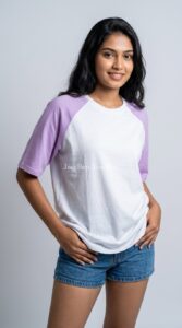 Home 111 Raglan Plain T-Shirt(3 for RS 3000)